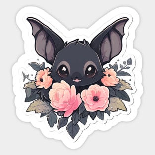 Pastel Goth Cute Bat Sticker